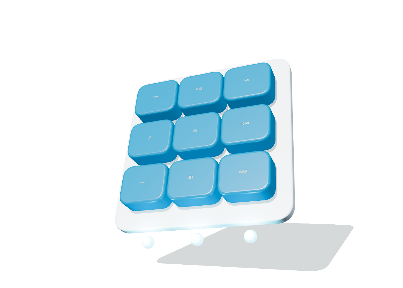 Backlit Silicone Rubber Keypads