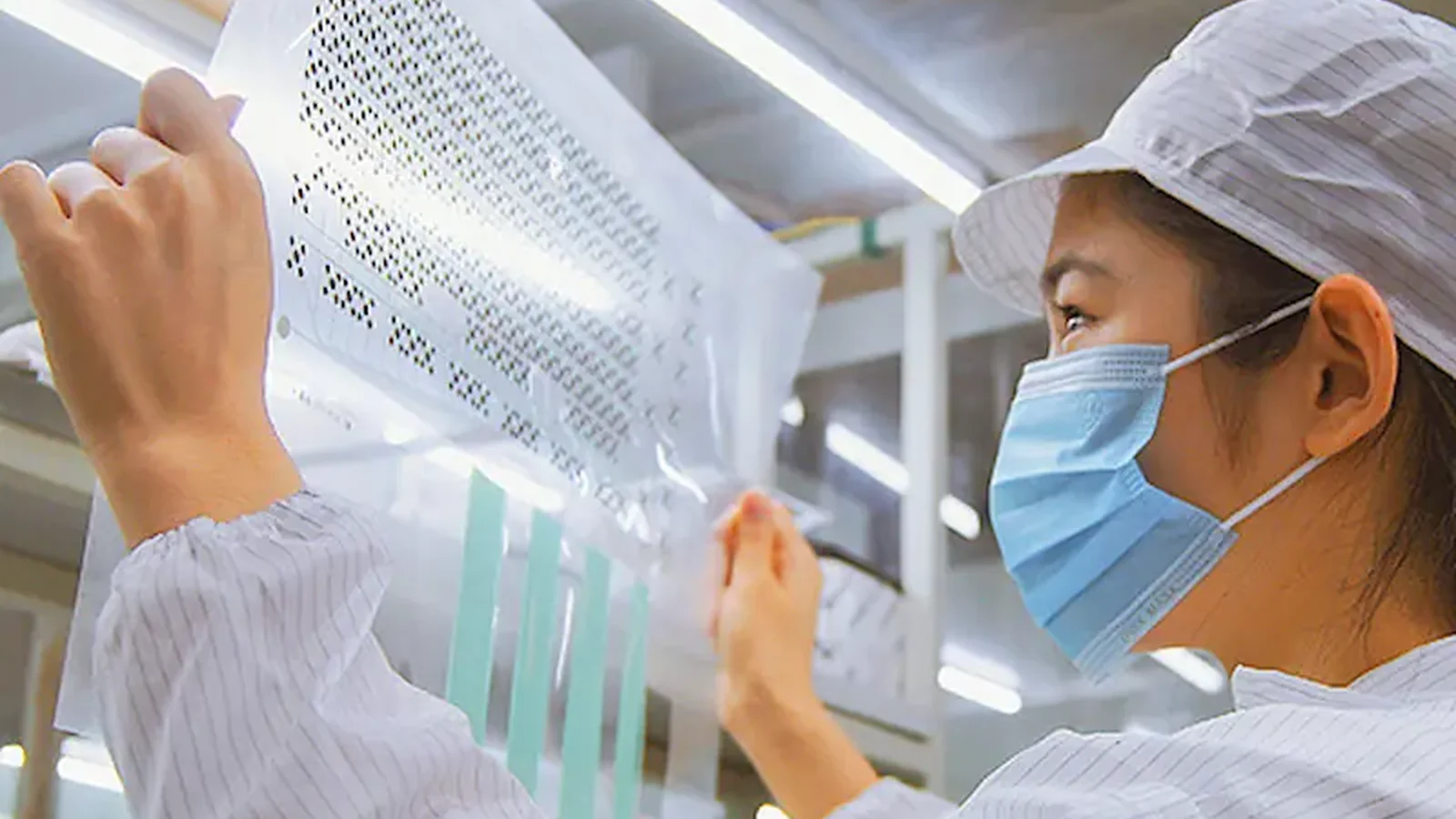 JASPER factory visual inspection of a printed interface panel sheet