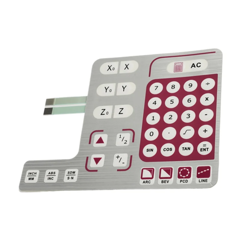 Industrial membrane switch application