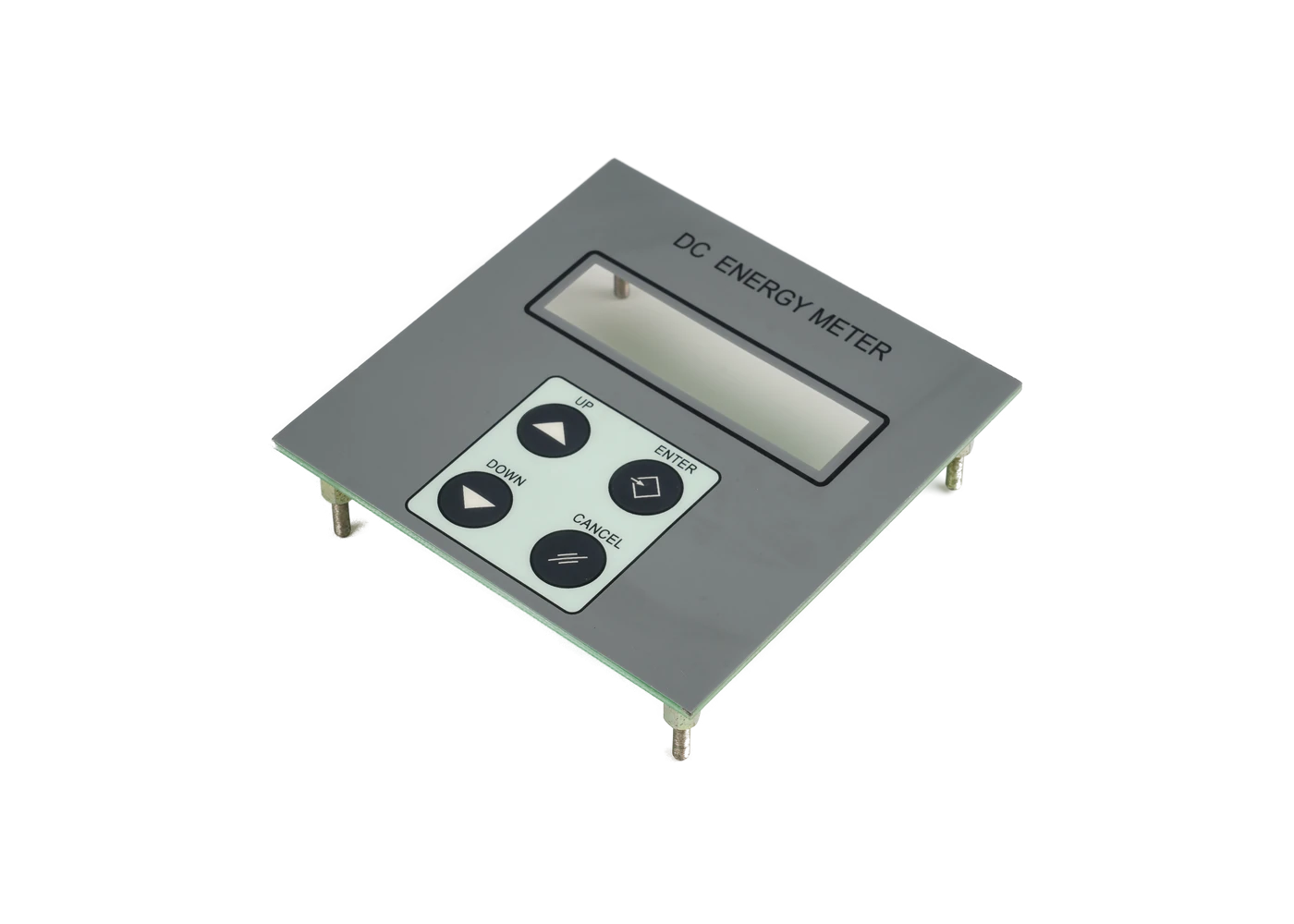 Real display-integrated HMI control panel assembly