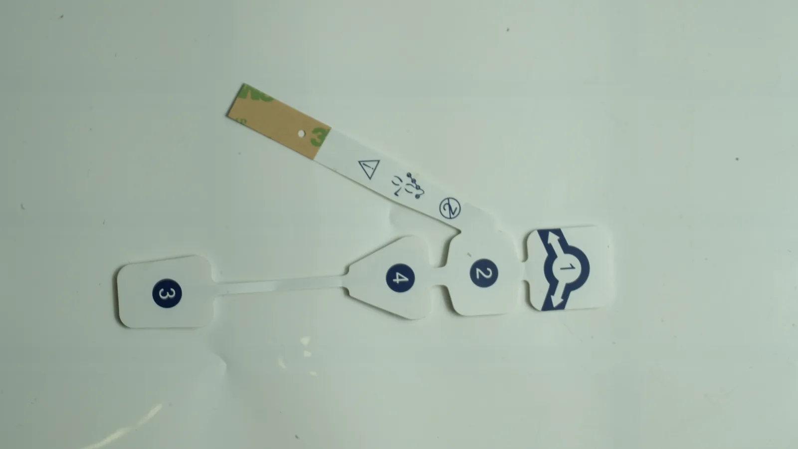 Real JASPER printed electrode sample for Electrode Pad Connector Types: OEM Design Guide