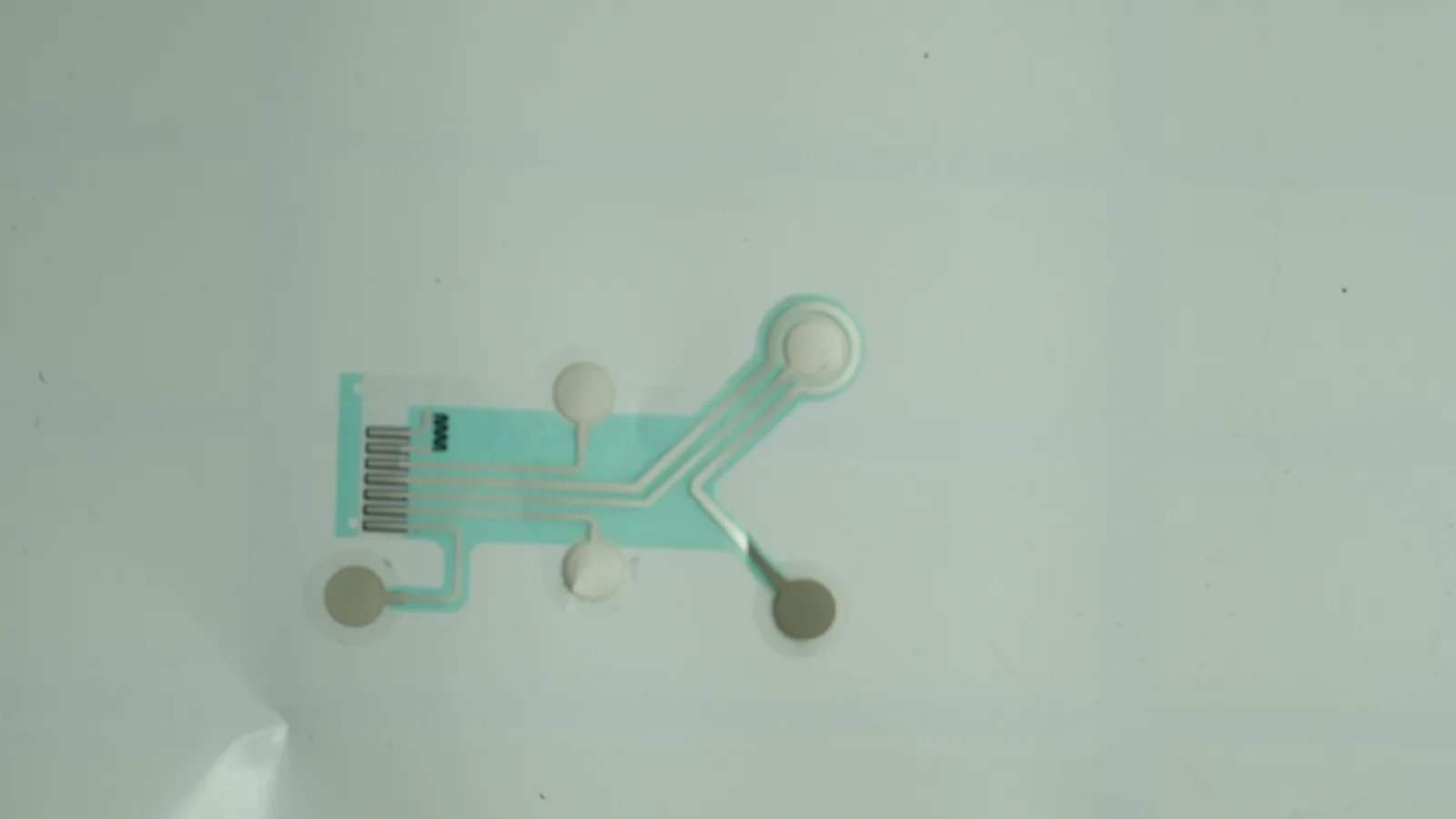 Real JASPER printed electrode sample for Wearable Biosensor Electrode Patch Design Guide
