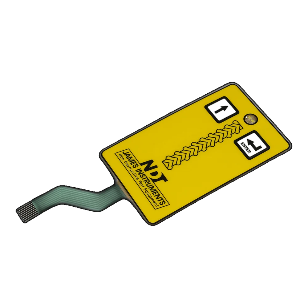 Metal dome membrane switch for tactile feedback