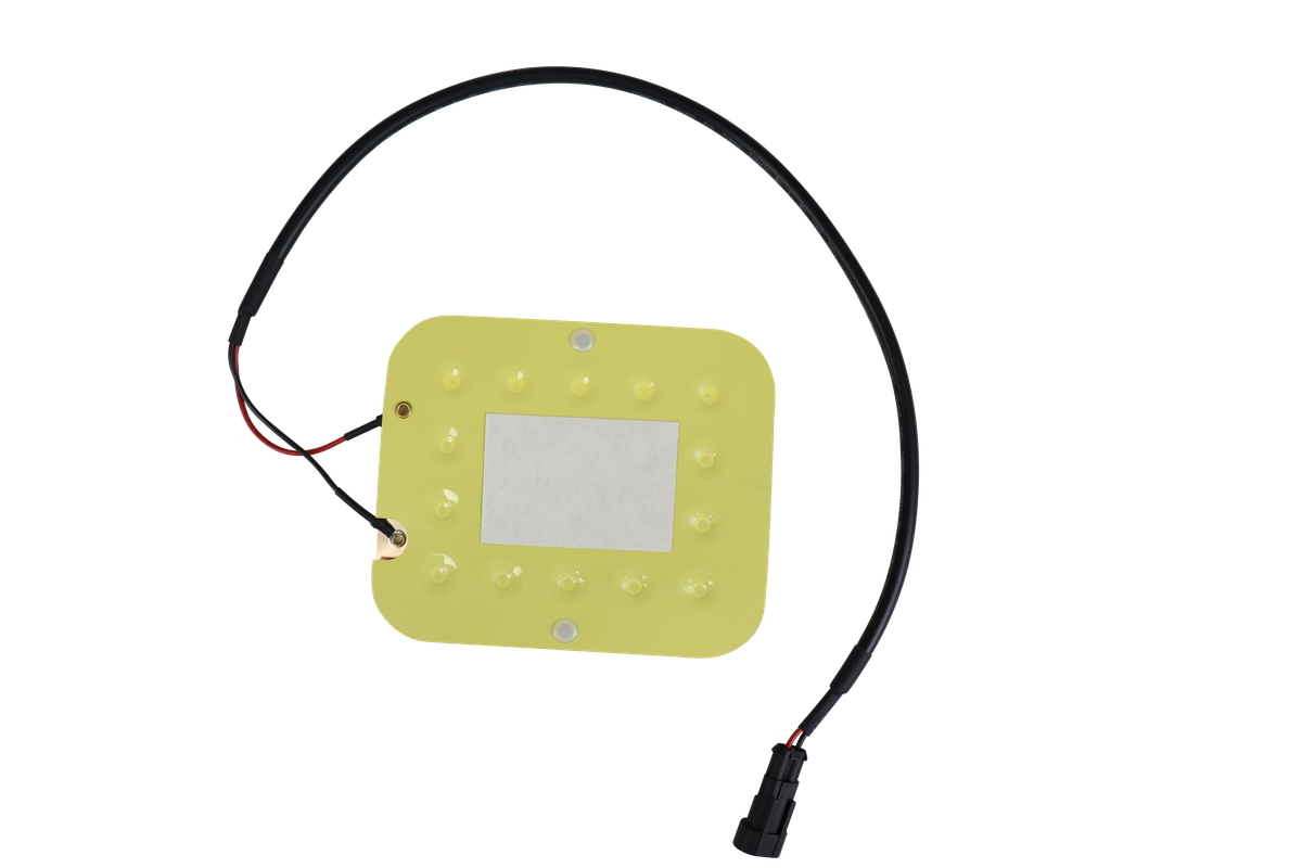 Seat-presence contact pad with a cable lead and connector