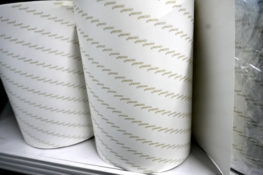 Pressure-sensitive adhesive rolls for membrane switch assembly