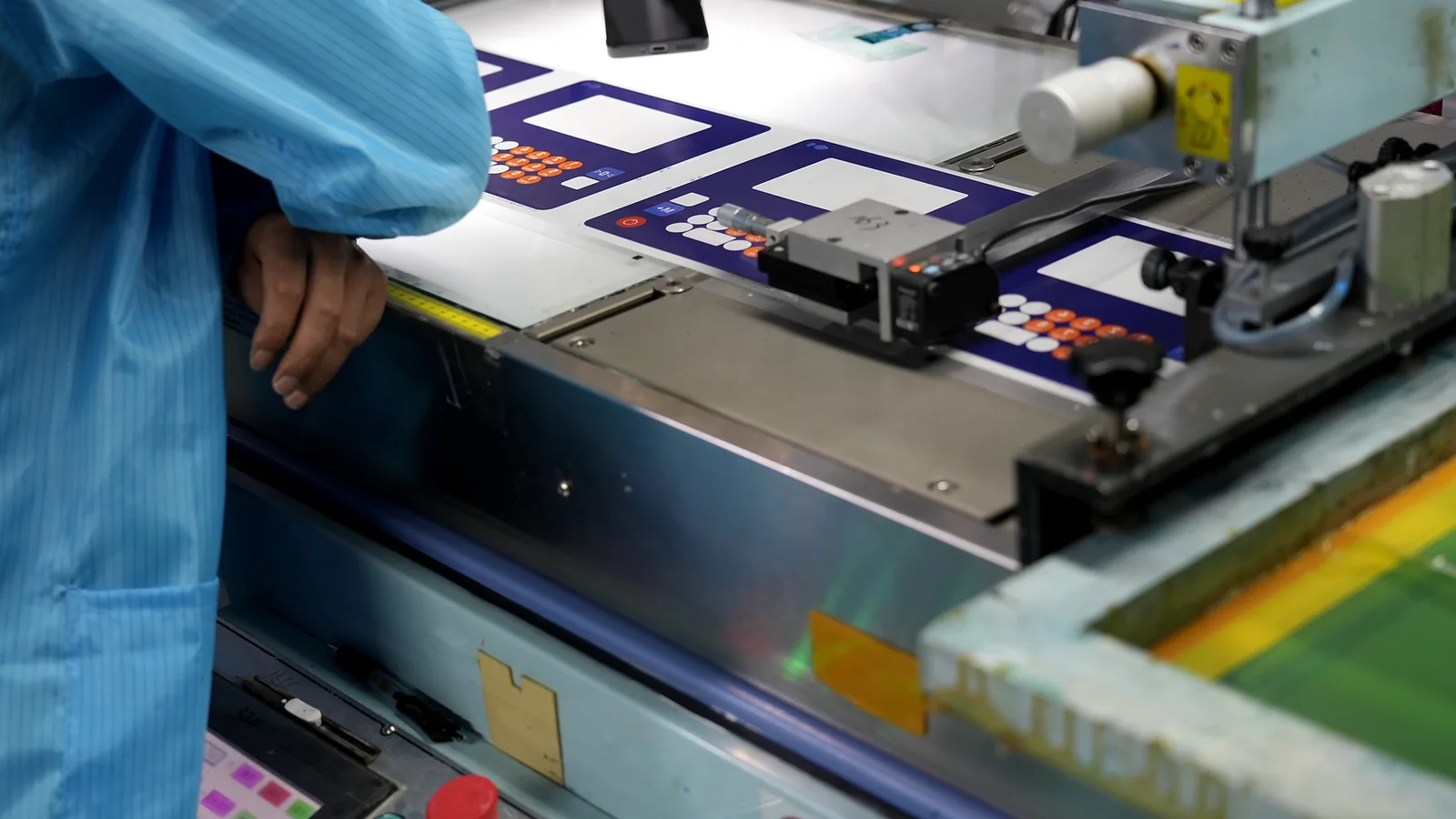 Real JASPER screen-printing process for printed interface layers