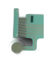 Real JASPER printed biosensor electrode circuit with contact-pattern detail