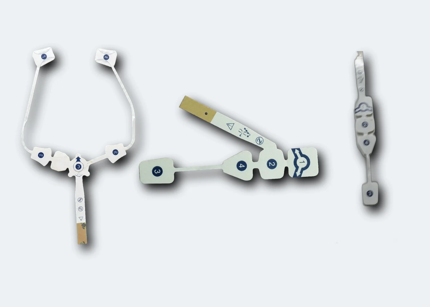 Real JASPER printed medical electrode arrays, stimulation pads, and wearable electrode strips