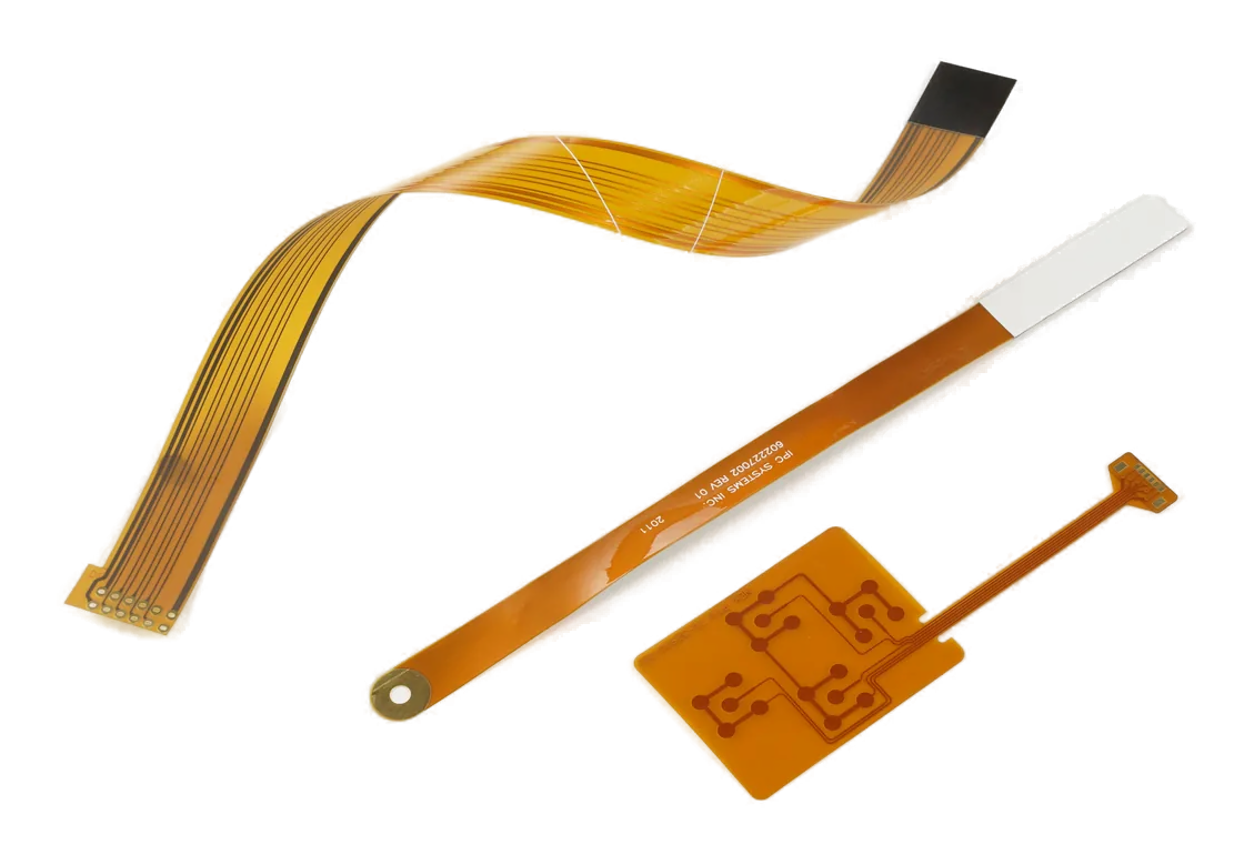Flexible printed circuit samples for membrane switch assemblies
