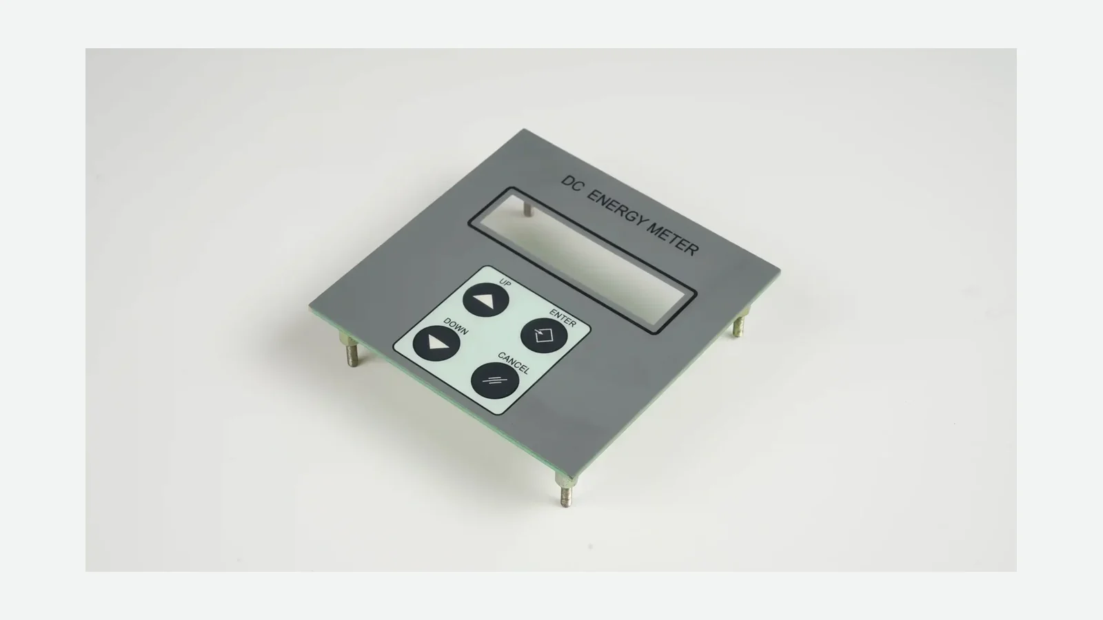 Keypad and PCB assembly used to review installed stack alignment