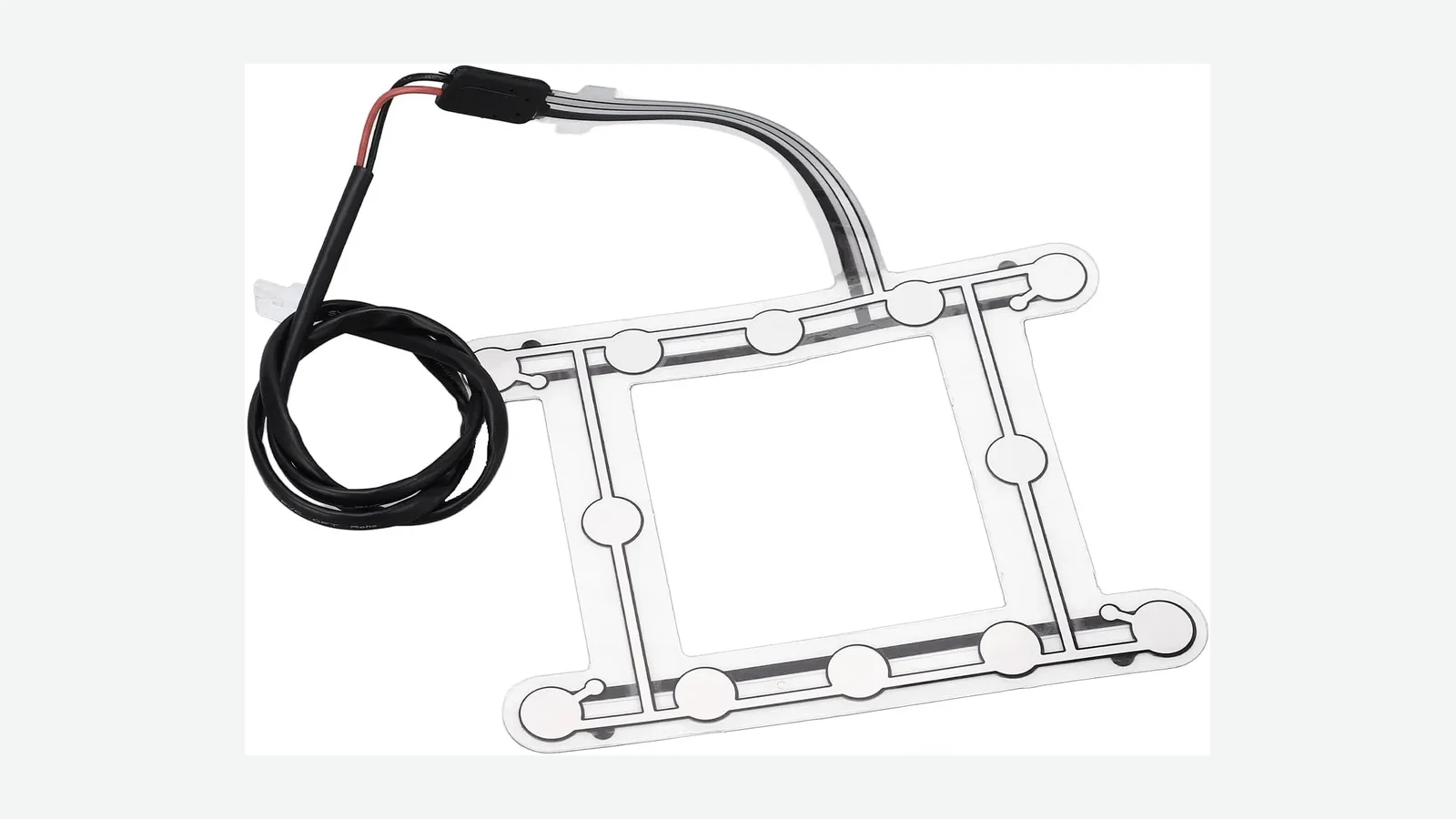Flexible seat occupancy sensor mat with integrated cable and connector