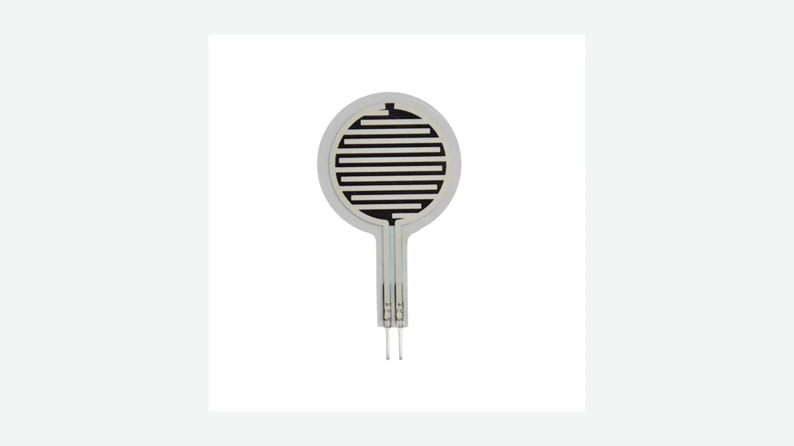 Round force-sensitive resistor used for pressure response testing